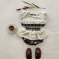 valubebe/17. check lace bloomer 6M-18M
