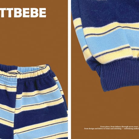 oottbebe/27. bear friends updown set XS(0-1Y)-XL(4-5Y)