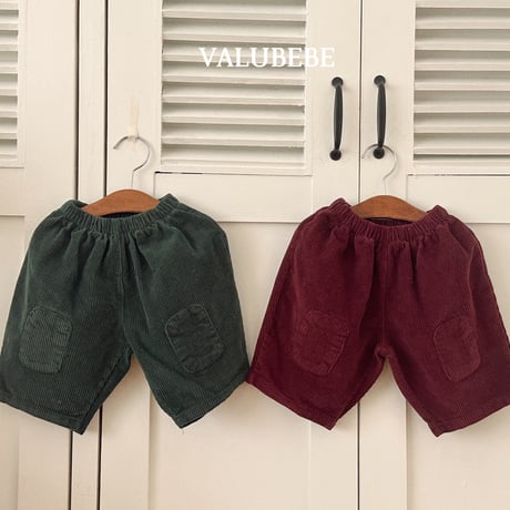 valubebe/27. ppang duk coduroy pants 6M-S