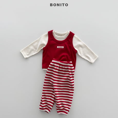 bonito/123. waffle jogger pants 6M-18M