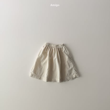 amigo/35. shushu shirring skirt XS-XL