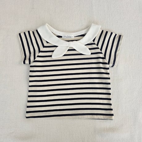 monatelier/16. sailer ribbon T-shirt S-2XL