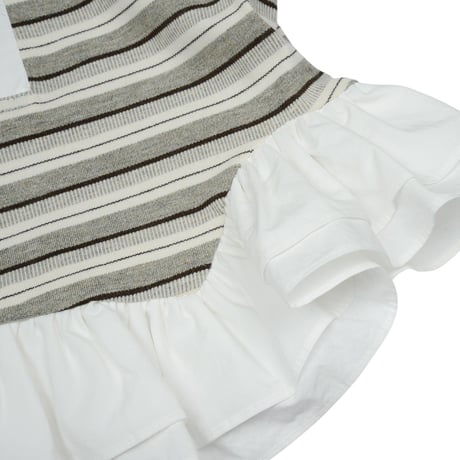 forkchips/58. eve fril shirts collar T-shirt JS-JXL