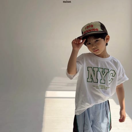saintdoll/38. NYC embroidery T-shirt S-XL