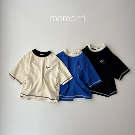 mamami/68. signiture stitch T-shirt JS-JL