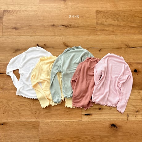 ohho/18. 26 dove golgi half T-shirt S-2XL