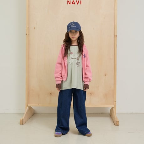navi/53. post raglan T-shirt 2XL-JL