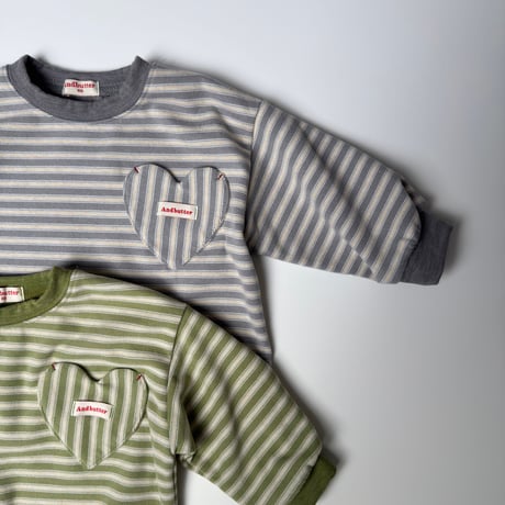 andbutter/49. Heart Pocket Tee JS-JM
