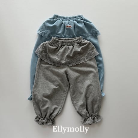 ellymolly/47. cottage lace jogger pants 5-11