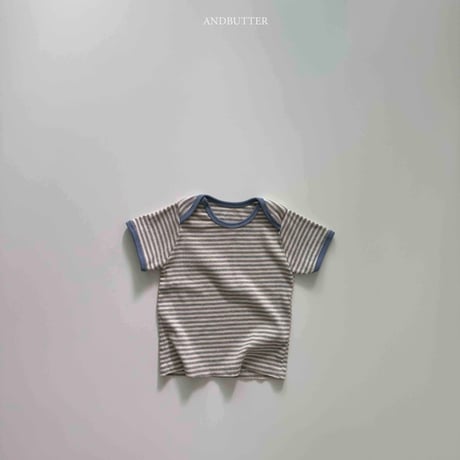 andbutter/15. Boat neck mix Tee S-XL