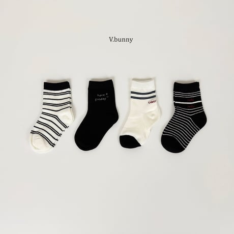 vbunny/11. ikke socks set M(130-150)-XL(180-210)