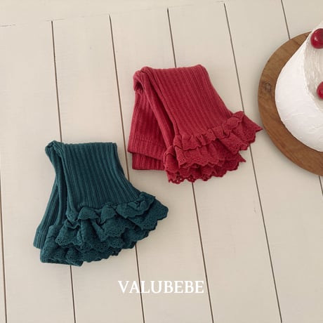 valubebe/36. fril lace boots cut 6M-S