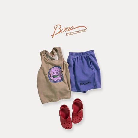 boneoune/89. letter pig half t T-shirt JS-JL