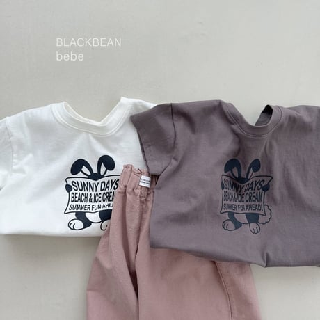blackbean/27. sunny bebe T-shirt S-M