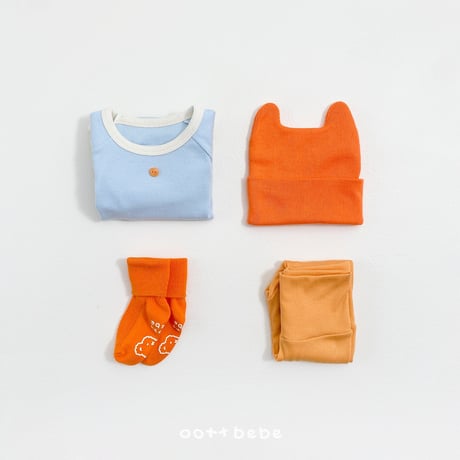oottbebe/7. picnic ( modal golgi ) suit S(0-6M)-M(6-12M)