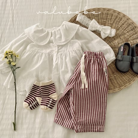 valubebe/66. enni big collar blouse 6M-S