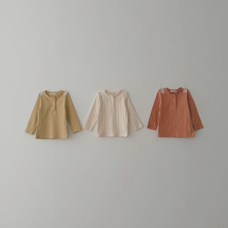 aladin/7. Slim button T-shirt XS-XL
