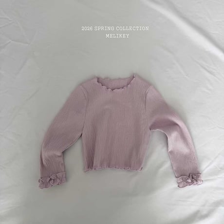 melikey/24. rucy fril T-shirt JS-JM