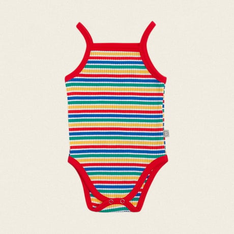 oottbebe/88. rainbow suit sleeveless S(0-6M)-M(6-12M)