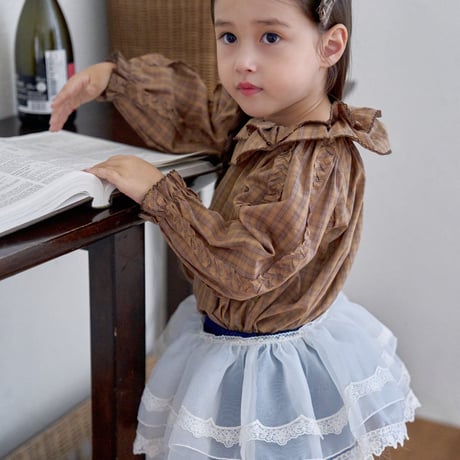 marron/36. elly blouse XS-L