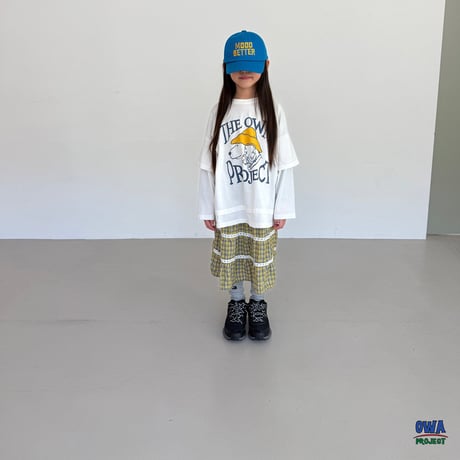 owa/12. puffy two color T-shirt JS-JL