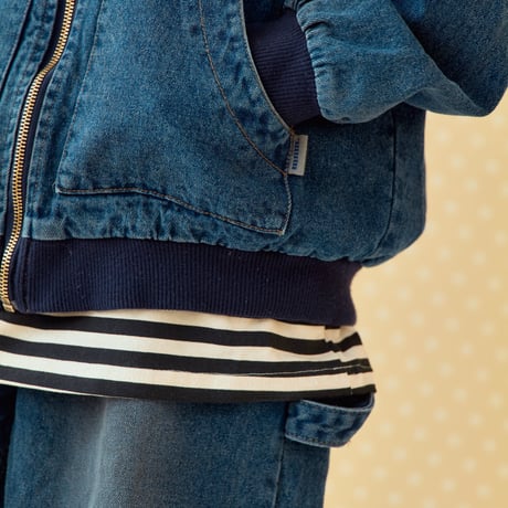 minimal/71. road denim hood jumper JS-JM