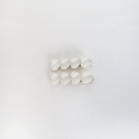 zanclover/50. glossy heart sissor pin FREE(2P_1SET)