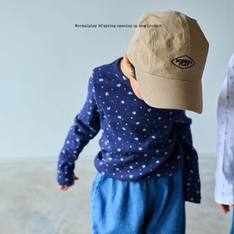 normalplay/61. ailet flower T-shirt 12M-XL