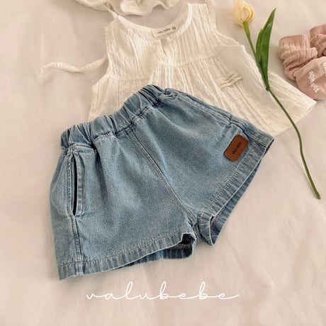 valubebe/49. pangpang section denim pants 6M-S