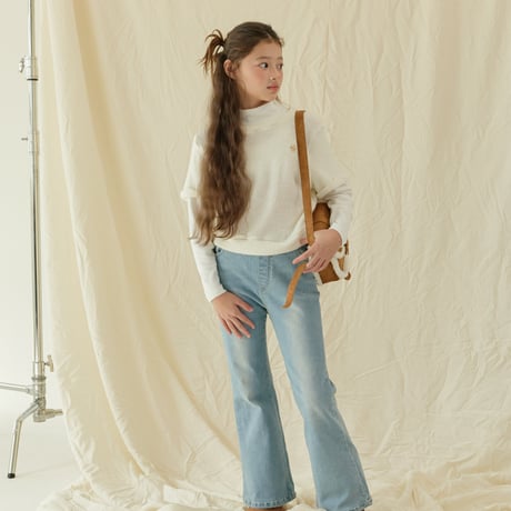 sm2/16. stretchy gimo span denim boots cut 9-17