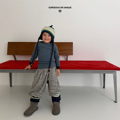 gou/71. block T-shirt XS(2-3Y)-XL(6-7Y)