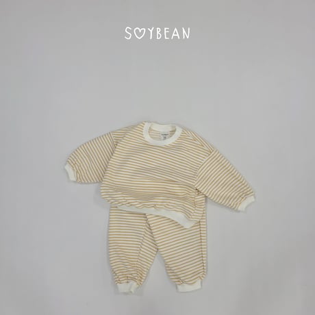 soybean/82. plan ) stripe updown set JS-JM
