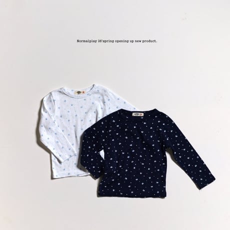 normalplay/62. ailet flower T-shirt JS-JM