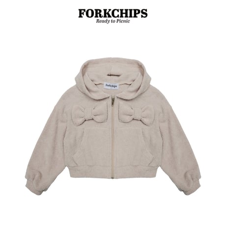 forkchips/62. puding ribbon zipup M-XL
