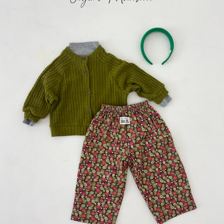 yogurtmansion/6. flower pants JS-JM