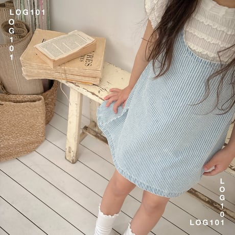 log101/93. st denim one-piece JS-JM