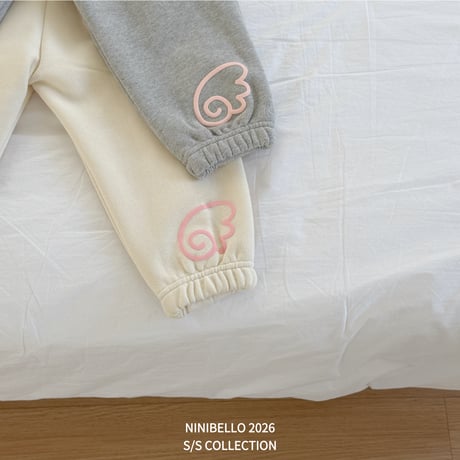ninibello/74. angel pin tuck jogger pants XS-XL