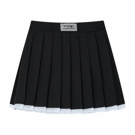 saintdoll/125. plit pleated skirt XL-JM