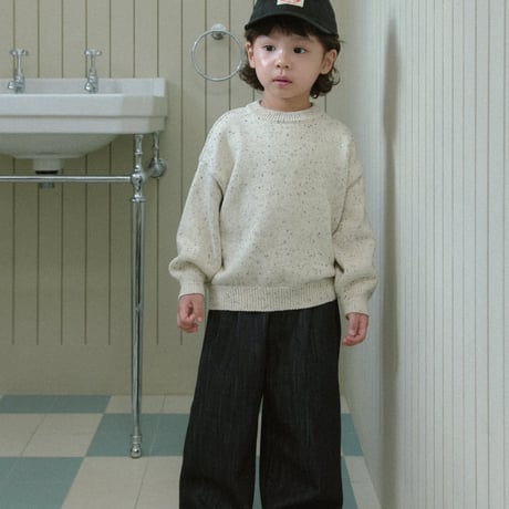 thebeige/19. Denim wide pants XXS-L
