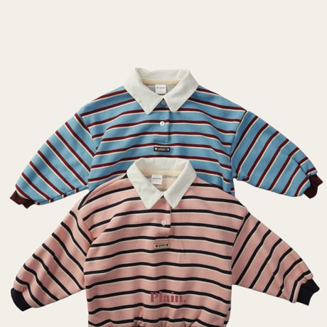 plain/27. plain collar man-to-man XS-XL