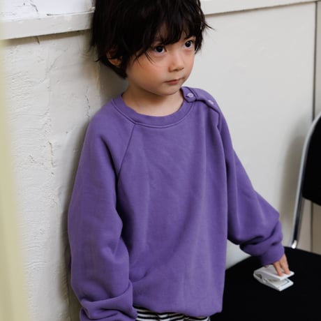 andbutter/5. Button Raglan Sweatshirt JS-JM