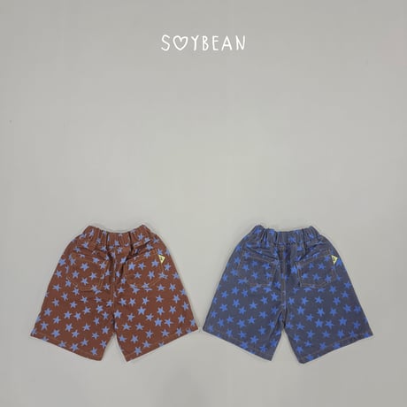 soybean/73. plan ) star bermuda pants XS-XL