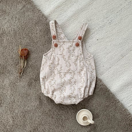 bebeholic/23. rolly overalls suit S(3-6M)-XL(18-24M)