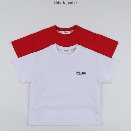 owen/36. milky half t T-shirt JS-JXL