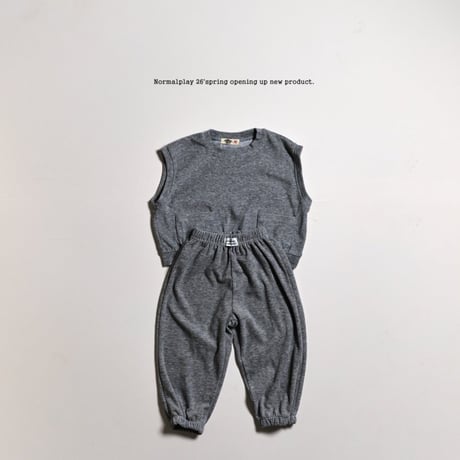 normalplay/83. two piece terry vest 12M-XL