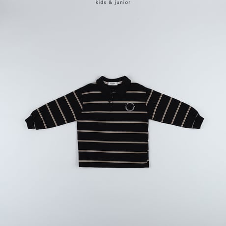 owen/38. single stripe collar T-shirt JS-JXL