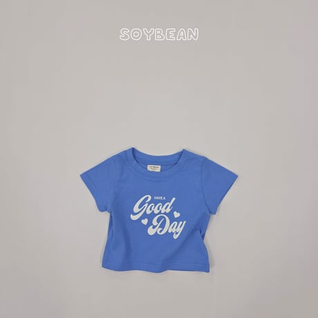 soybean/92. plan ) good day semmi crop half t T-shirt XS-XL