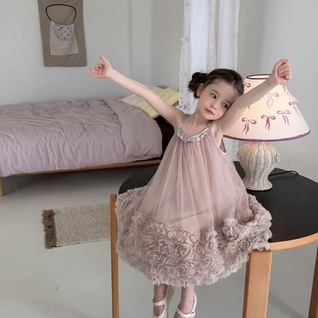 aiai/73. roze vlum dress 90-130