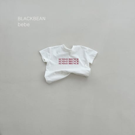 blackbean/25. lunch bebe T-shirt S-M