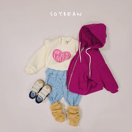 soybean/130. lover fril man-to-man XS-XL